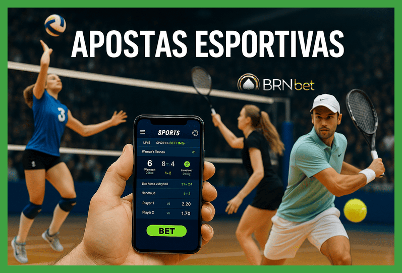 Aposte em apostas esportivas no cassino online BRNBET