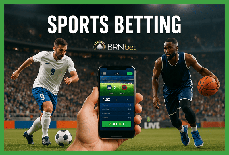 Apostas esportivas no cassino online BRNBET