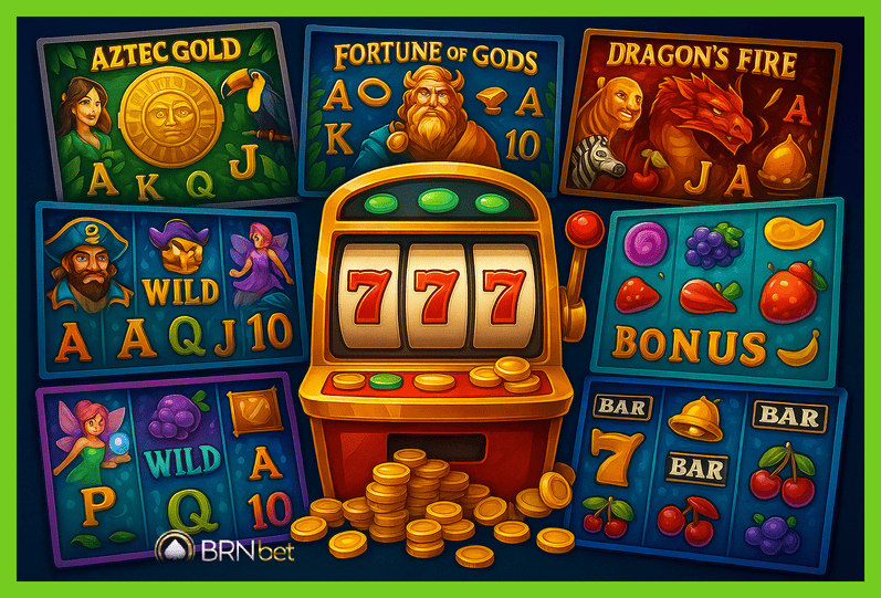 Explore o mundo das slot machines no BRNBET Casino